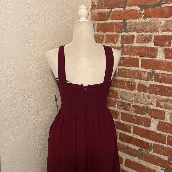Lulus - Air of Romance Burgundy Maxi Dress - Picture 10 of 12